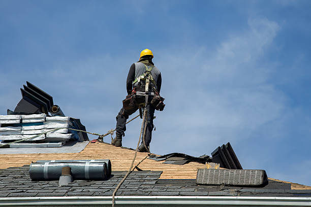 Professional Roofing technician working in Elmira, NY